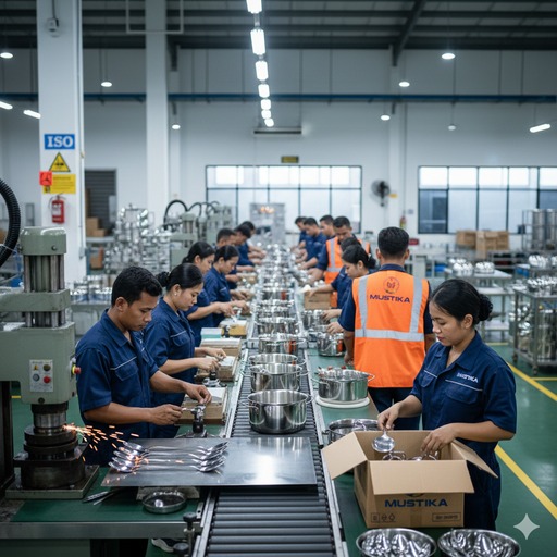Aktivitas produksi PT. Mustika Berkah Sentosa