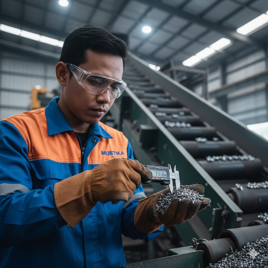 Tenaga profesional bekerja di lingkungan industri